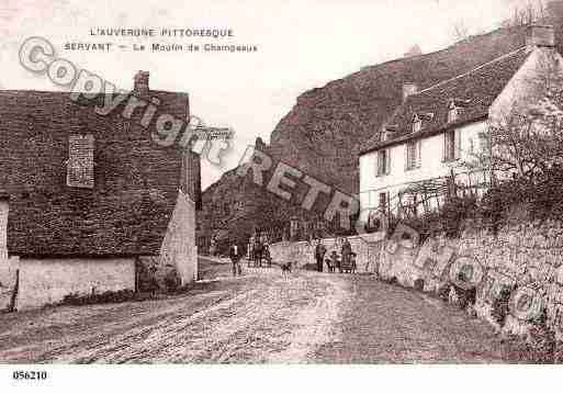 Ville de SERVANT, carte postale ancienne