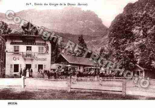 Ville de SERVOZ, carte postale ancienne