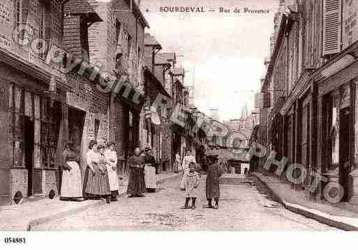 Ville de SOURDEVAL, carte postale ancienne