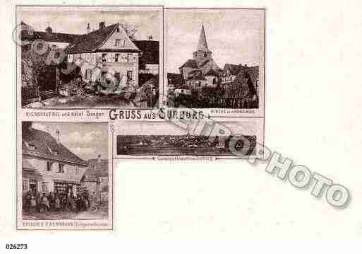 Ville de SURBOURG, carte postale ancienne