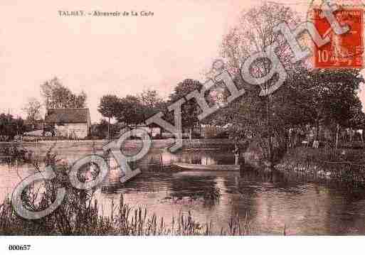 Ville de TALMAY, carte postale ancienne