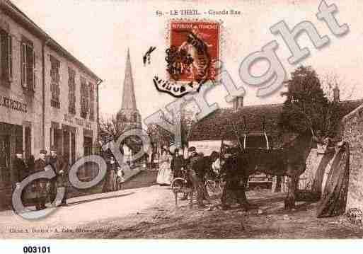 Ville de THEIL(LE), carte postale ancienne