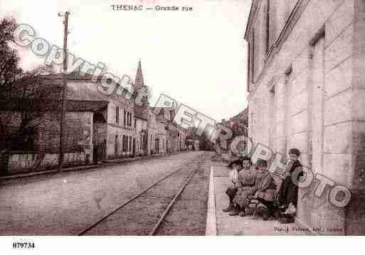 Ville de THENAC, carte postale ancienne