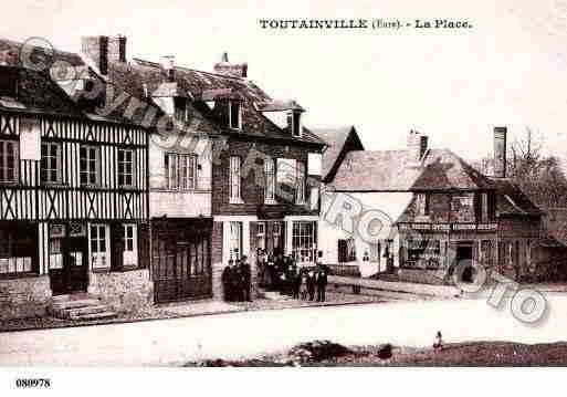 Ville de TOUTAINVILLE, carte postale ancienne