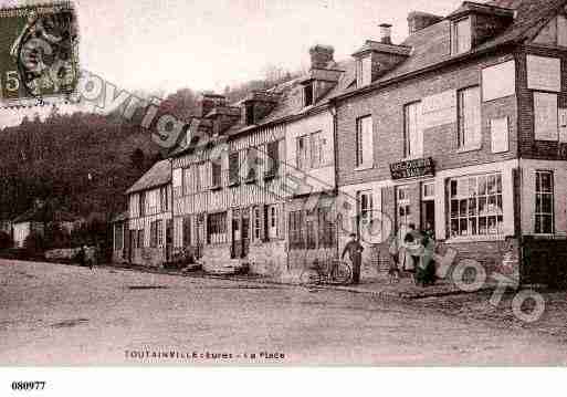 Ville de TOUTAINVILLE, carte postale ancienne