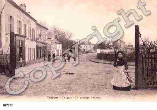 Ville de TRAPPES, carte postale ancienne