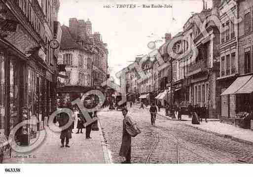 Ville de TROYES, carte postale ancienne