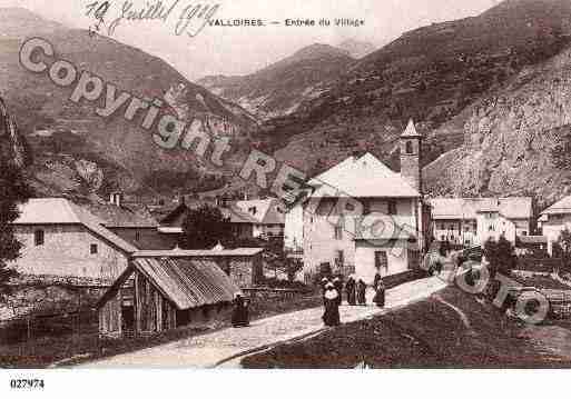 Ville de VALLOIRE, carte postale ancienne