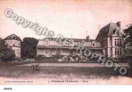 Ville de VASSY, carte postale ancienne