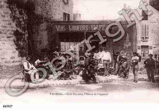 Ville de VAUREAL, carte postale ancienne