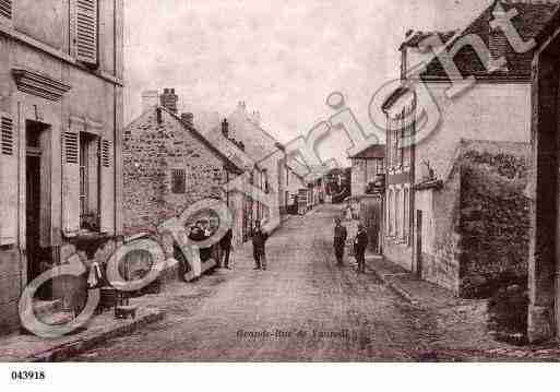 Ville de VAUREAL, carte postale ancienne Ville de VAUREAL, carte postale ancienne