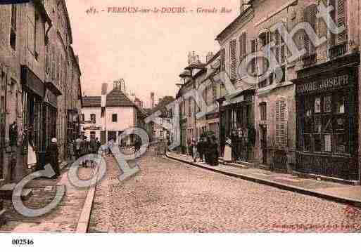 Ville de VERDUNSURLEDOUBS, carte postale ancienne