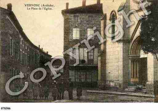 Ville de VERNOSCLESANNONAY, carte postale ancienne