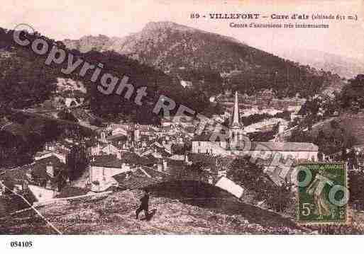 Ville de VILLEFORT, carte postale ancienne