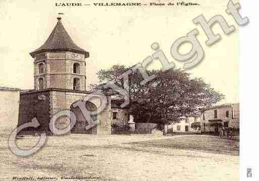 Ville de VILLEMAGNE, carte postale ancienne