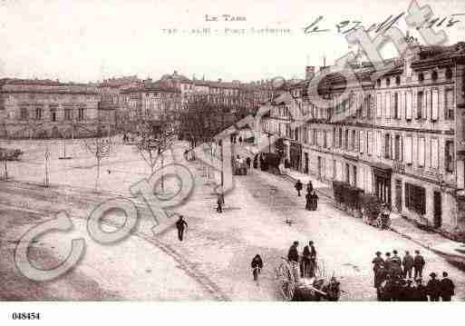 Ville de ALBI, carte postale ancienne