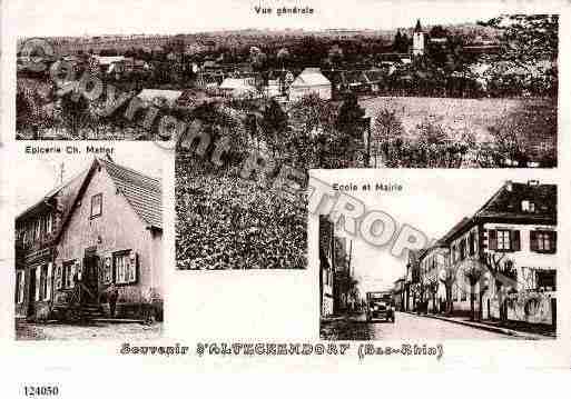 Ville de ALTECKENDORF, carte postale ancienne