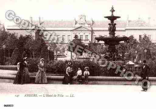 Ville de ANGERS, carte postale ancienne