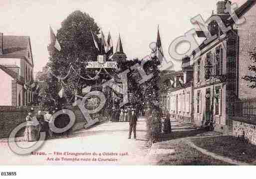 Ville de ARROU, carte postale ancienne