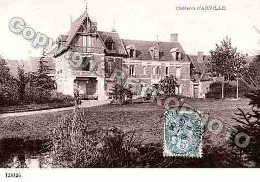 Ville de ARVILLE, carte postale ancienne