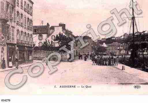 Ville de AUDIERNE, carte postale ancienne