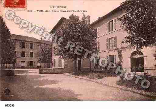 Ville de AURILLAC, carte postale ancienne