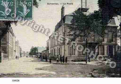 Ville de BERGERAC, carte postale ancienne