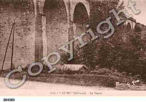 Ville de BO(LE), carte postale ancienne