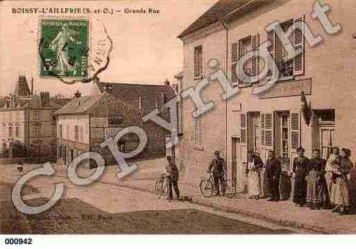 Ville de BOISSYL\'AILLERIE, carte postale ancienne