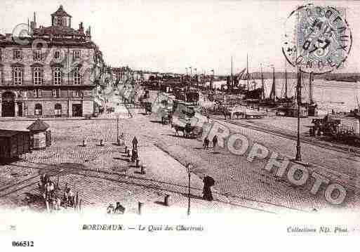 Ville de BORDEAUX, carte postale ancienne