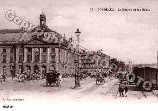 Ville de BORDEAUX, carte postale ancienne