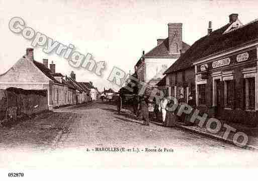 Ville de BROUE, carte postale ancienne