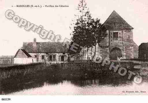 Ville de BROUE, carte postale ancienne