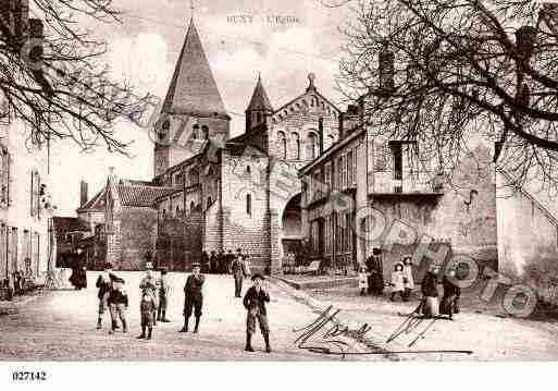 Ville de BUXY, carte postale ancienne