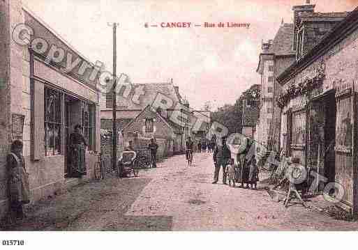 Ville de CANGEY, carte postale ancienne