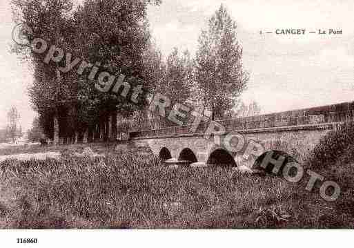 Ville de CANGEY, carte postale ancienne