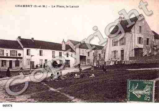 Ville de CHAMBRY, carte postale ancienne