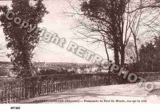 Ville de CHATEAUGONTIERBAZOUGES, carte postale ancienne Ville de CHATEAUGONTIERBAZOUGES, carte postale ancienne