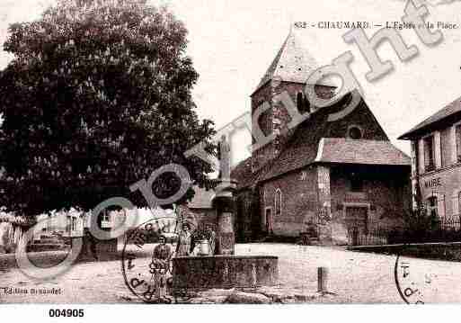 Ville de CHAUMARD, carte postale ancienne