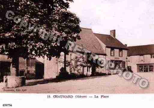 Ville de CHAUMARD, carte postale ancienne