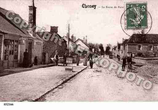 Ville de CHENEY, carte postale ancienne