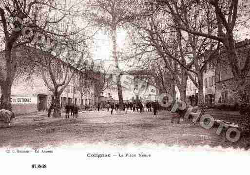 Ville de COTIGNAC, carte postale ancienne