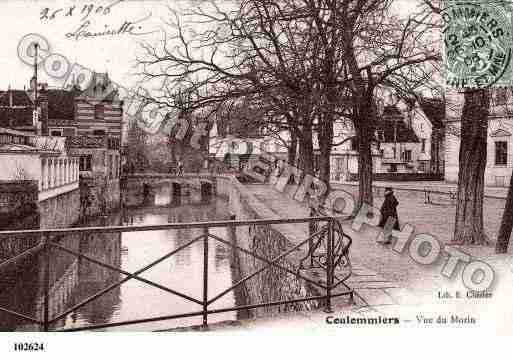 Ville de COULOMMIERS, carte postale ancienne