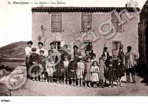 Ville de DAVEJEAN, carte postale ancienne