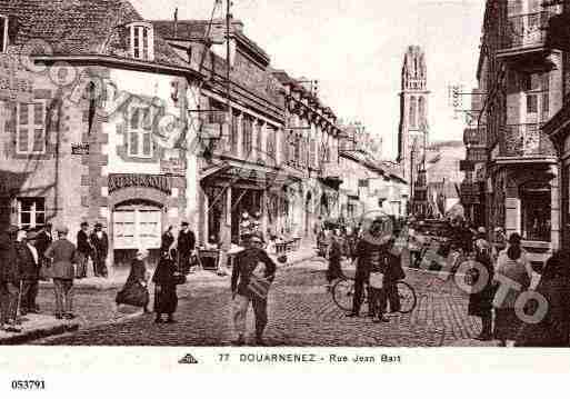 Ville de DOUARNENEZ, carte postale ancienne