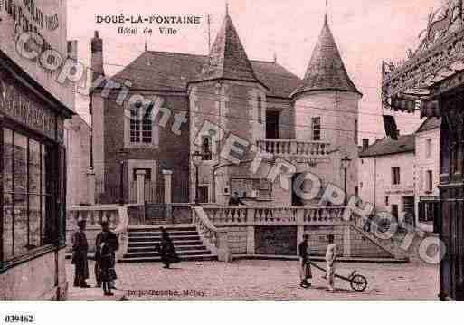 Ville de DOUELAFONTAINE, carte postale ancienne