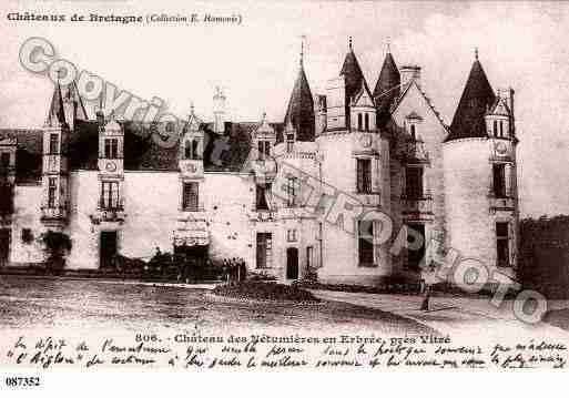 Ville de ERBREE, carte postale ancienne