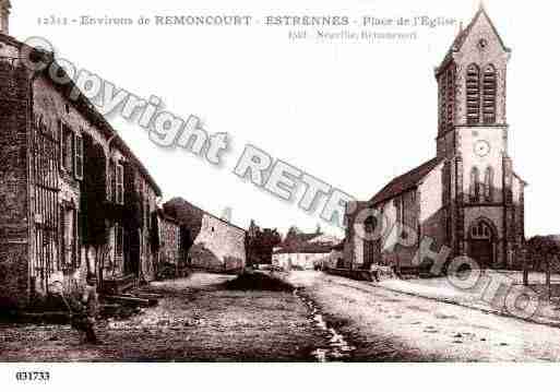 Ville de ESTRENNES, carte postale ancienne