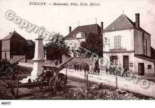 Ville de ETRIGNY, carte postale ancienne