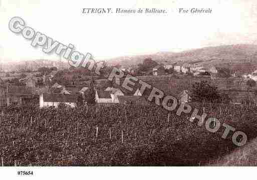 Ville de ETRIGNY, carte postale ancienne